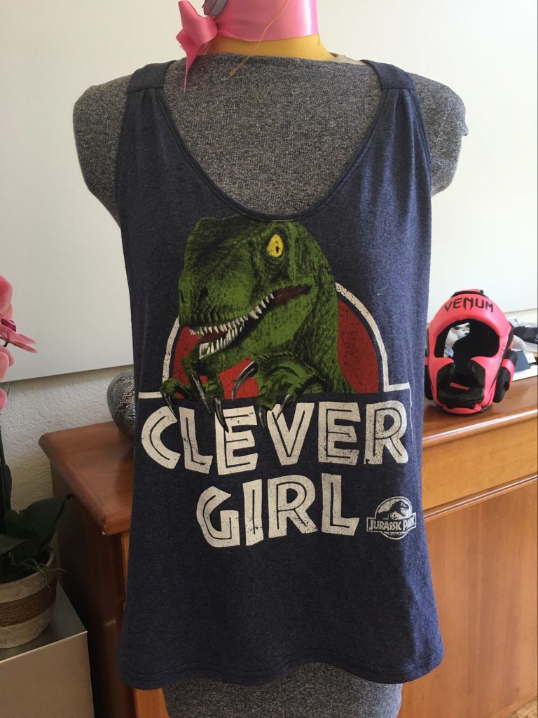 Burda Style 05/2016 #118 Tank Top with Upcycled Tee (Jurassic Park 
