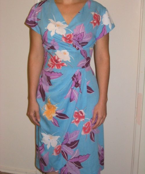 Butterick B8036 - Second Muslin in 80's Fabric - Front View