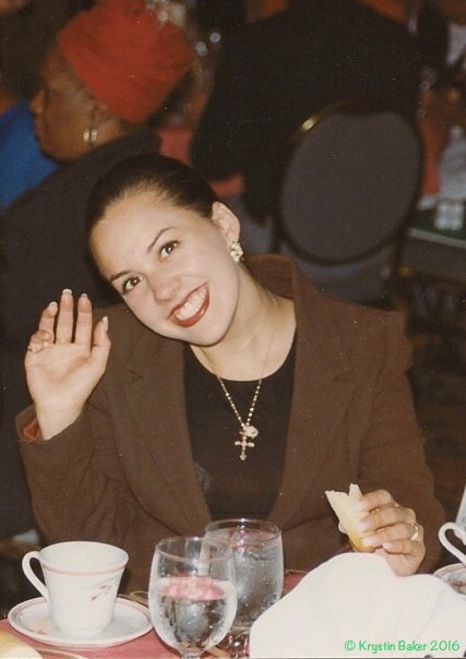 Krystin Baker at College Grant Ceremony (1996)