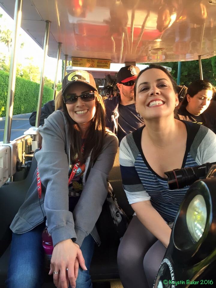 Krystin Baker with Dannette Budd at Disneyland