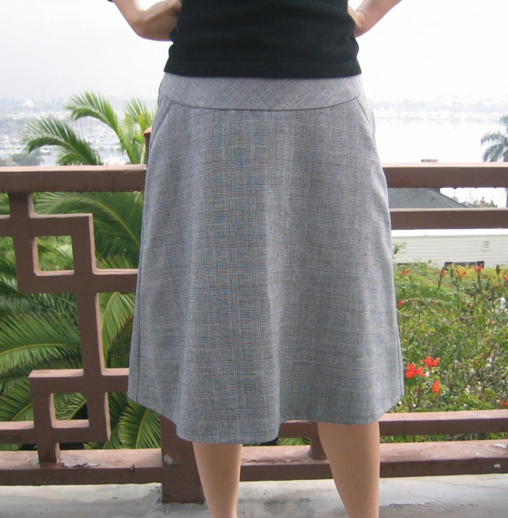 Hotpatterns Deco Vibe Flippy Skirt - Front